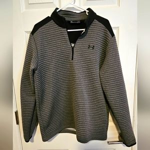 Under Armour | Men's gray/black quarter zip